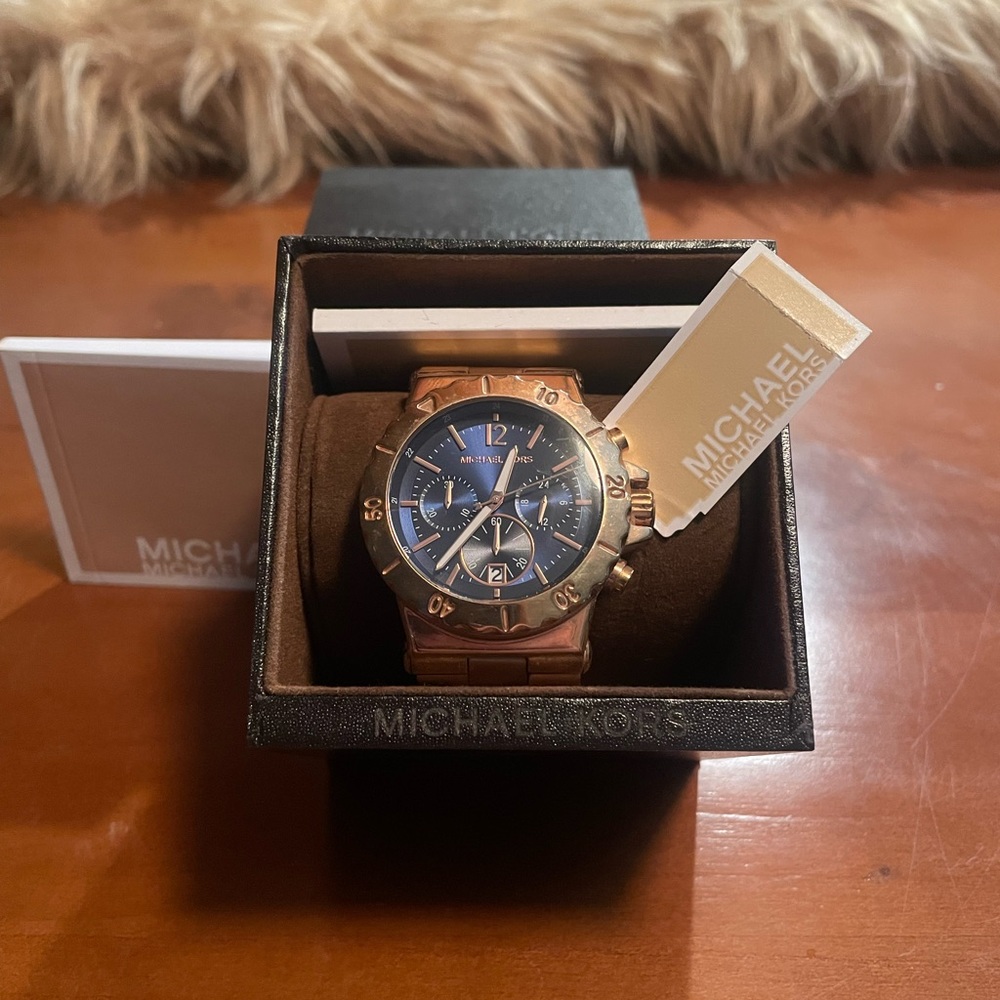 Michael Kors Rose Gold Chronograph Watch